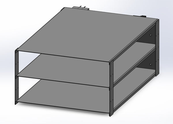 Large Metal 2 Tray Rack
