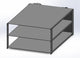 Large Metal 2 Tray Rack