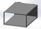 Large Metal 1 Tray Rack Full Tray