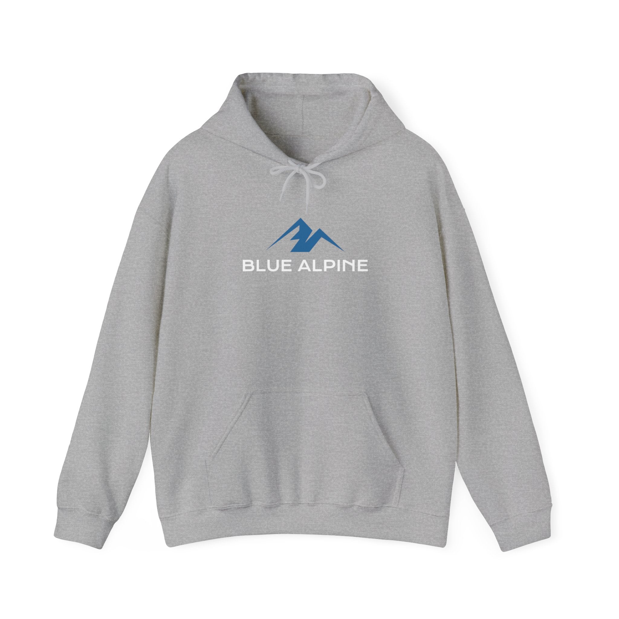 Blue Alpine Hooded Sweatshirt