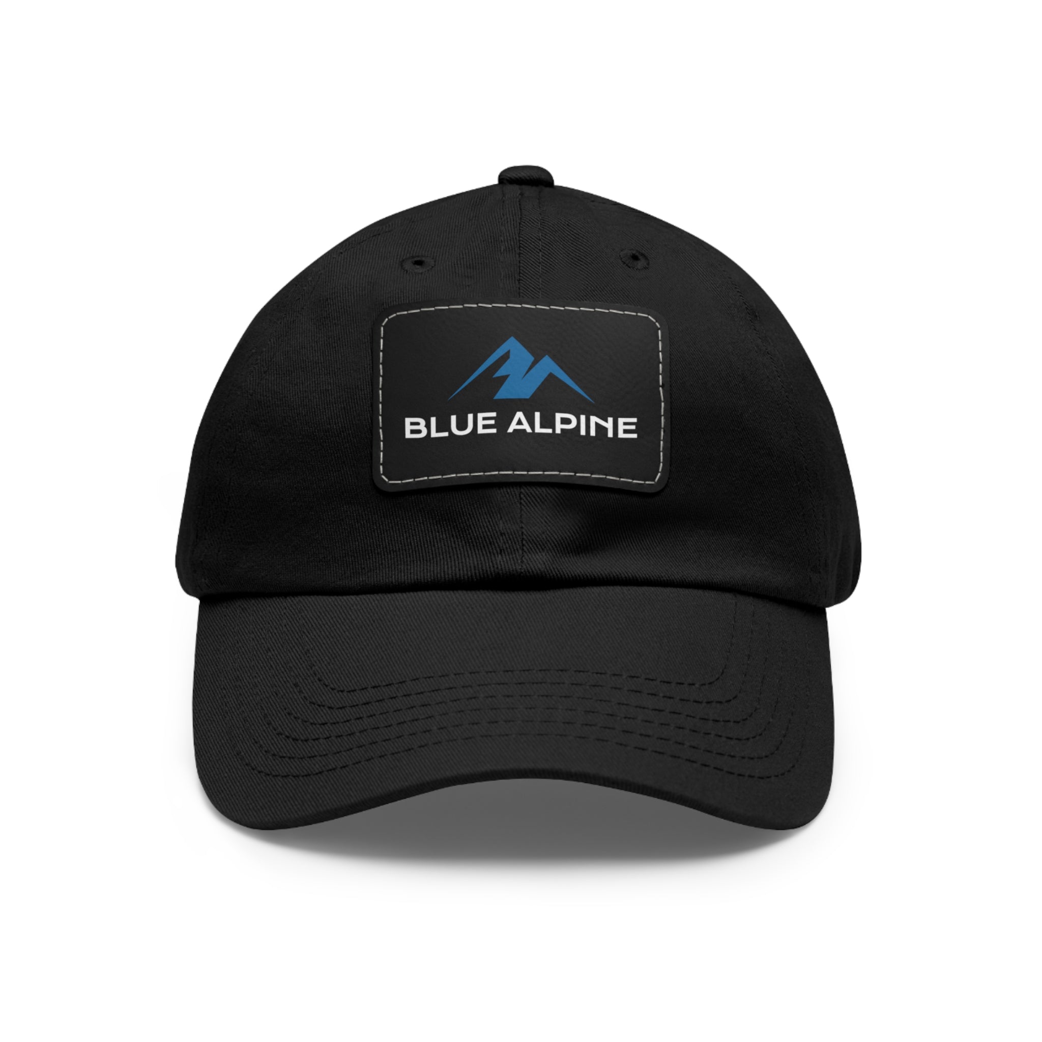 Blue Alpine Hat | Leather Patch