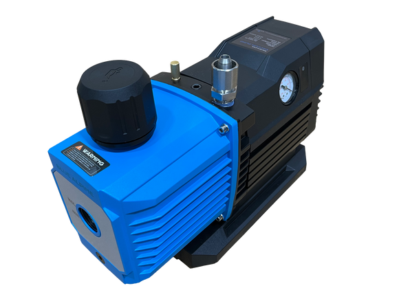 Blue Premium Vacuum Pump Angled