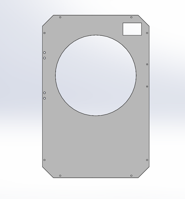 White Front Panel Freeze Dryer