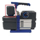 V00101 Vacuum Pump with its respective Oil Mist Filter emphasized with a red box